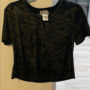 Velvet S crop sweater